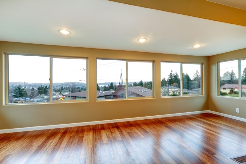 Large Picture Windows in a Bedroom